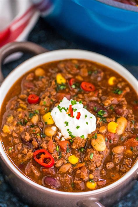 The Best Classic Chili Recipe Bean Soup Recipes Chili Recipes Cannellini Beans Recipes