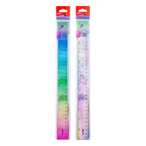 Thước Thẳng Deli H654 30cm Thước Kẻ Văn Phòng Phẩm