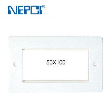 China X Faceplate For Keystone Connector Dual Ports X Nepci