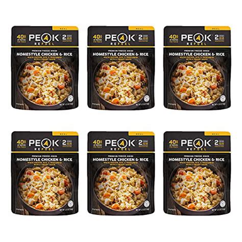 Peak Refuel Chicken Teriyaki 2 Serving Pouch Freeze Dried Backpacking And Camping Food