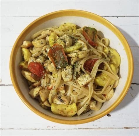 Receta Nidos De Pasta Con Pollo Al Pesto F Cil