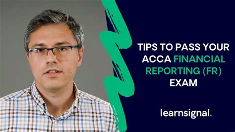 Top Tips To Pass Your Acca Financial Reporting Fr Exam Learnsignal