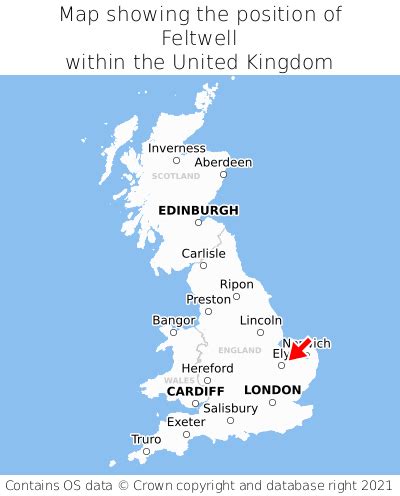 Where is Feltwell? Feltwell on a map