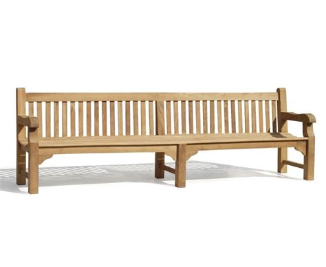 Gladstone Teak Large Teak Garden Bench 3m