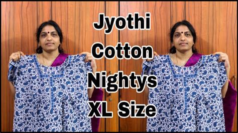 Jyothi Cotton Nightys Xl Size Whatsapp No Youtube