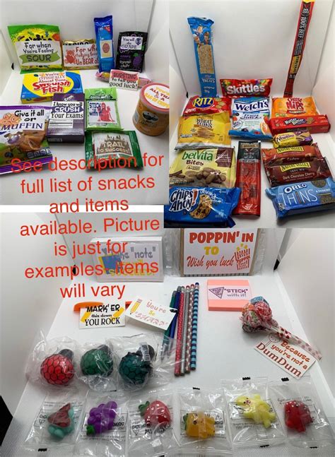 Final Exam Survival Kit College Care Package Build Your Own Etsy