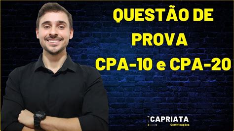 Revis O Para A Prova Cpa E Cpa Ep Certifica O Anbima