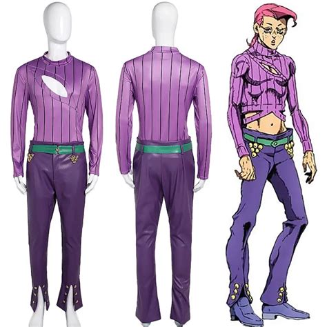 Cosplaydiy Jojos Bizarre Adventure Golden Wind Diavolo Cosplay Costume