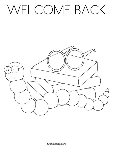 Welcome Back Colouring Pages (page 2) - Coloring Home