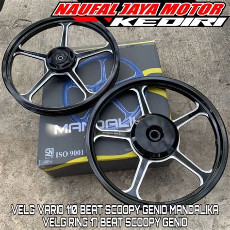 Jual VELG VARIO 110 BEAT SCOOPY GENIO MANDALIKA VELG RING 17 MANDALIKA