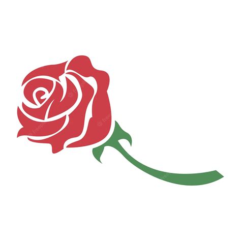 Premium Vector Red Roses Icon Design Illustration