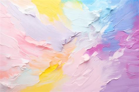 Premium Photo Abstract Oil Paint Background Colorful Brushstrokes Of