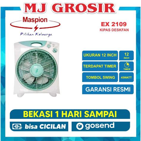 Jual Kipas Angin Box Fan Maspion Ex T Inch Kipas Angin Duduk