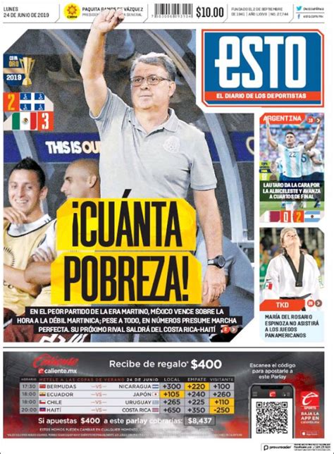 Peri Dico Esto M Xico Peri Dicos De M Xico Toda La Prensa De Hoy