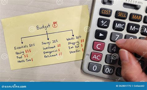 Personal Financial Budget Planning Concept Stock Image - Image of ...