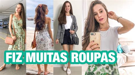 ROUPAS QUE EU MESMA FIZ E COMPRINHAS YouTube