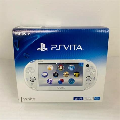 Sony Playstation Vita Ps Vita New Wi Fi Console Pch Za White