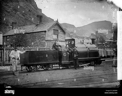 Welsh Pony Locomotive Engine Ffestiniog Railway Nlw3363953 Stock Photo