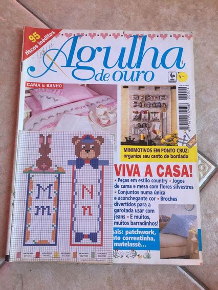 Revista Agulha De Ouro Ponto Cruz Mercadolivre