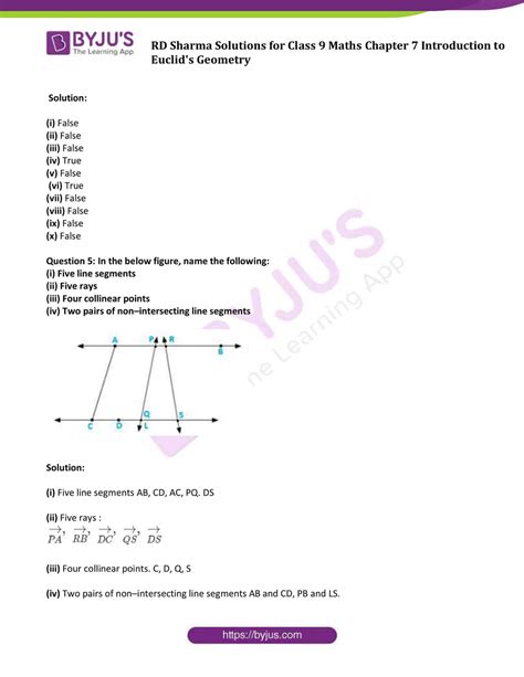 RD Sharma Solutions For Class 9 Maths Updated For 2023 24 Chapter 7