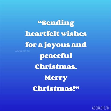 CHRISTMAS WISHES SAYINGS QUOTES AbcRadio Fm