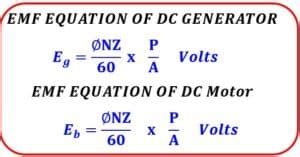 Derivation of EMF Equation of a DC Generator | Electrical Volt