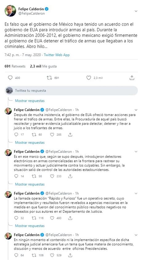 “rápido Y Furioso” No Fue Acordado Entre Gobiernos La Respuesta De Felipe Calderón A Amlo Infobae