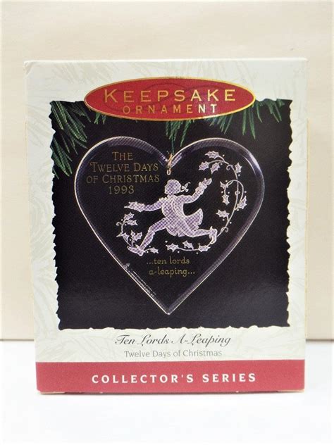 Hallmark Twelve Days Of Christmas Ten Lords A Leaping Ornament Etsy