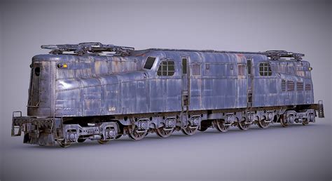 GG-1 Prototype Locomotive - DownloadFree3D.com