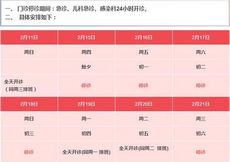 收藏！最全滬上各大醫院春節門診安排！ 每日頭條