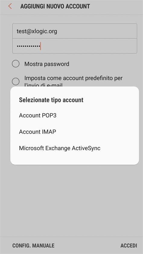 Configurazione Indirizzo Mail Su Android Faq Xlogic