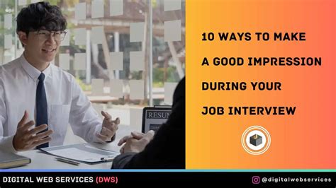 How To Impress During A Job Interview 10 Easy Tips