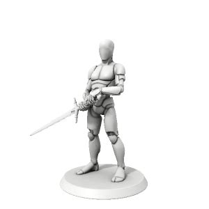 Pose Knight Made With Hero Forge