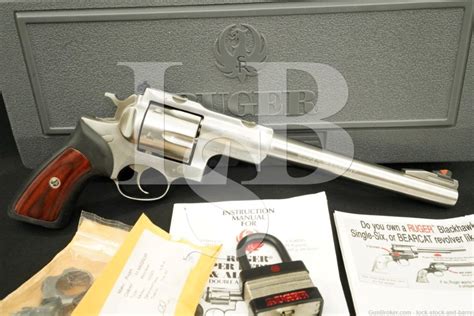 Ruger Super Redhawk 44 Magnum Stainless DA SA Double Action Revolver