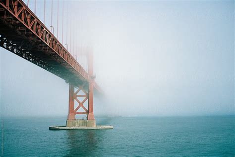 Golden Gate Bridge Obscured With Fog By Stocksy Contributor Kirstin