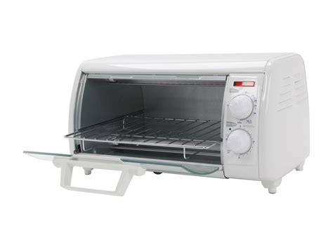 Black And Decker Tro420 4 Slice Toaster Oven White