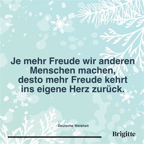 Schöne Zitate zu Weihnachten BRIGITTE de