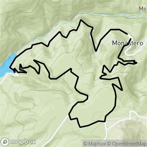 Monastero Piani Di Ragnolo Podalla Mappa Percorso Ciclabile