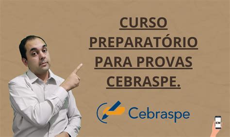 Curso Preparat Rio Para Provas Da Cebraspe Concurseiro N Made