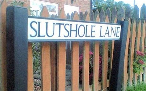 The 17 Rudest Place Names In Britain Norfolk Funny Street Signs