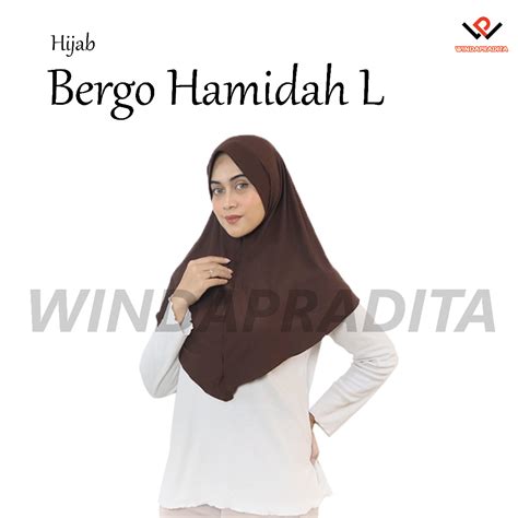 Jual Kerudung Bergo Hamidah Jilbab Instan Hijab Sport