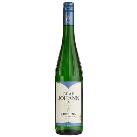 Graf Johann Iv 1435 Rheingau Riesling Halbtrocken