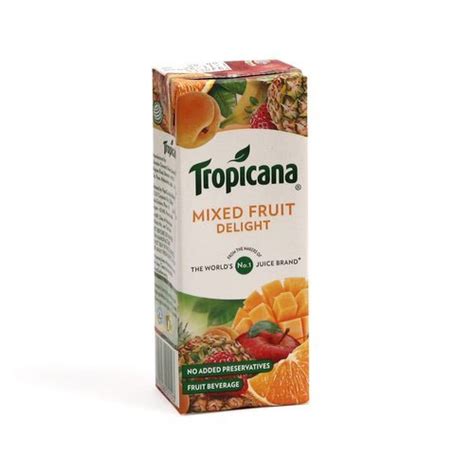 Ml Tropicana Mixed Fruit Delight Juice Packaging Type Tetra Pack