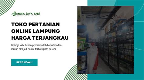 Toko Pertanian Online Lampung No.1 Harga Terjangkau - Aneka Jaya Tani