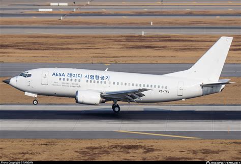 Zs Tfj Paramount Aerospace Systems Boeing 737 55s Photo By Tansan Id