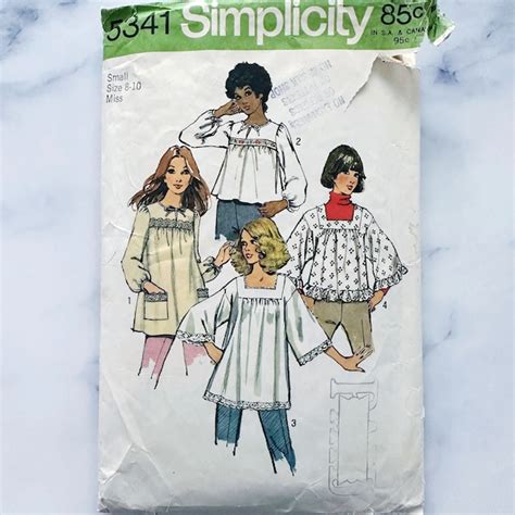 Smock Top Pattern Etsy