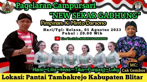 Live Pagelaran Campursari New Sekar Gadhung Pimp Ki Minto Darsono