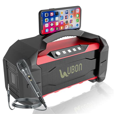 Ubon Gbt A Portable Bluetooth Wireless Heavy Bass Speaker With