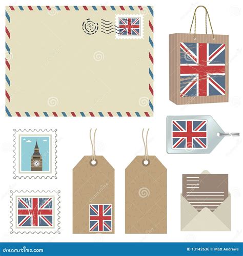 British Postage Stock Vector Illustration Of Mark Heritage 13142636