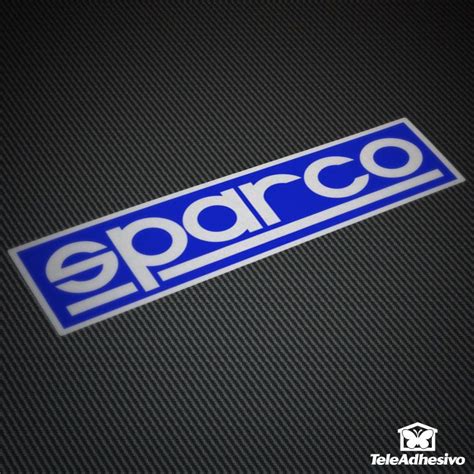 Sparco Sobre Fondo Azul Adhesivos Coche Pegatinas Para Coches